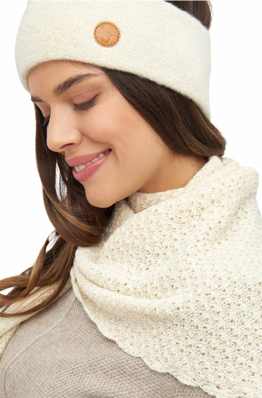 Baby alpaca triangle scarf