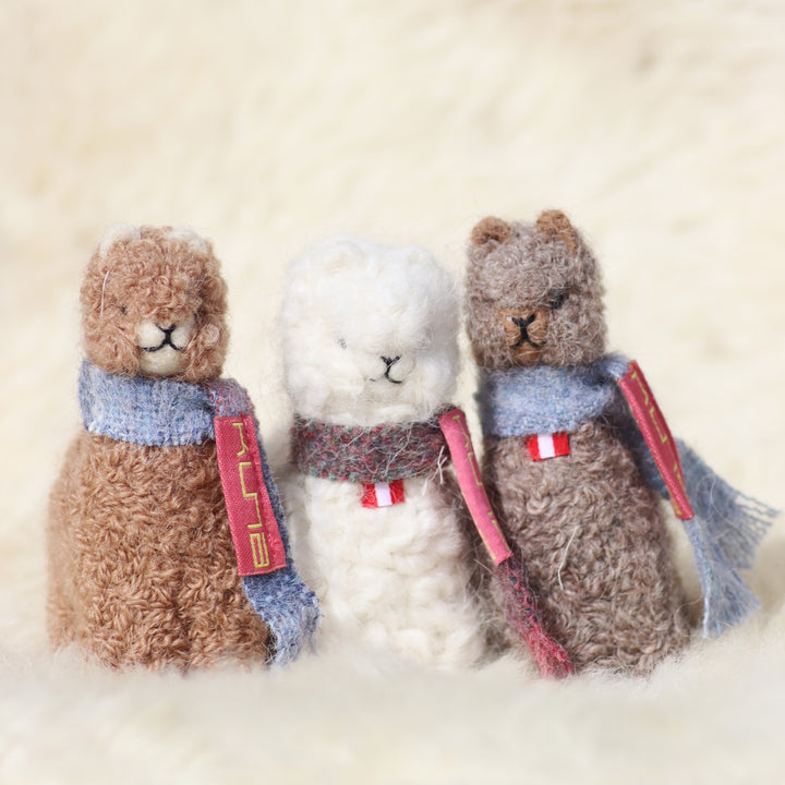 Alpacas made of alpaca wool