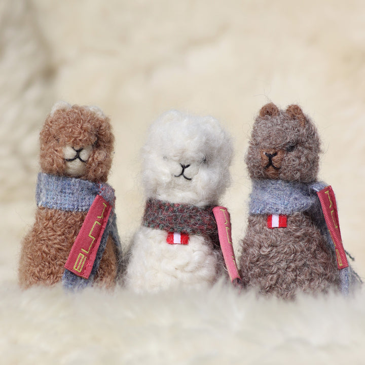 Alpacas made of alpaca wool