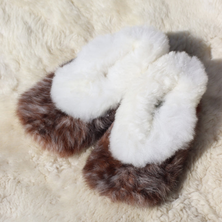 Soft alpaca leather slippers (36-44)
