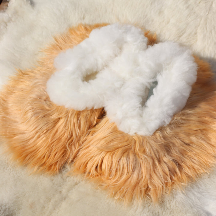 Soft alpaca leather slippers (36-44)