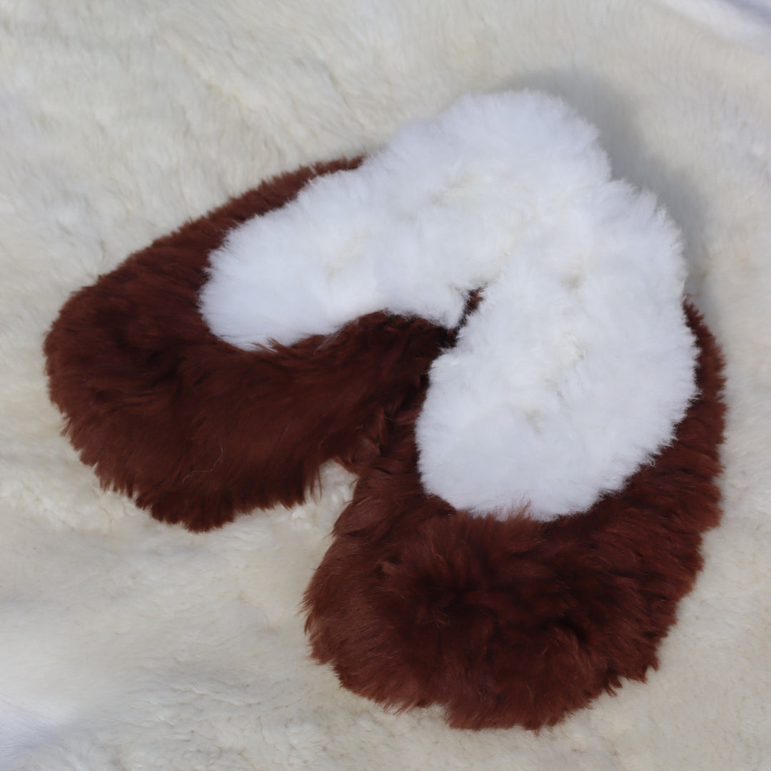 Soft alpaca leather slippers (36-44)