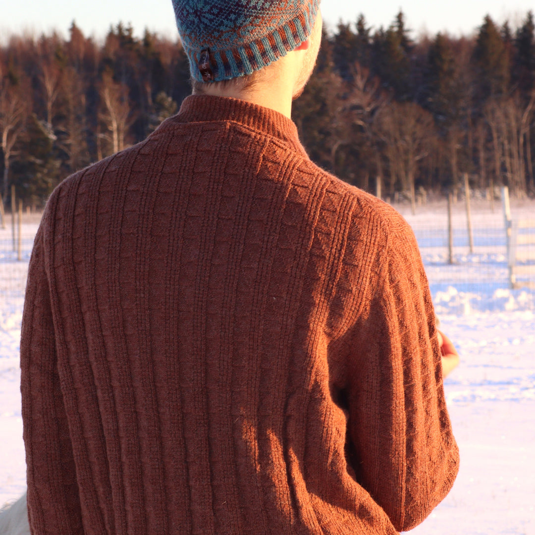 Sweater with zipper