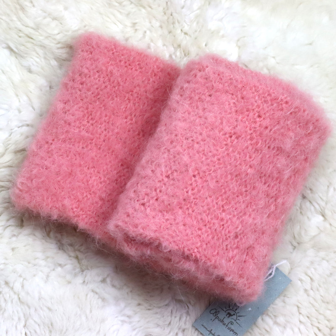Soft alpaca wool infinity scarf - Puffy