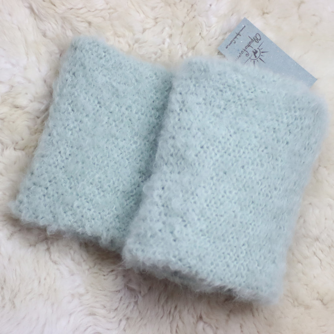 Soft alpaca wool infinity scarf - Puffy
