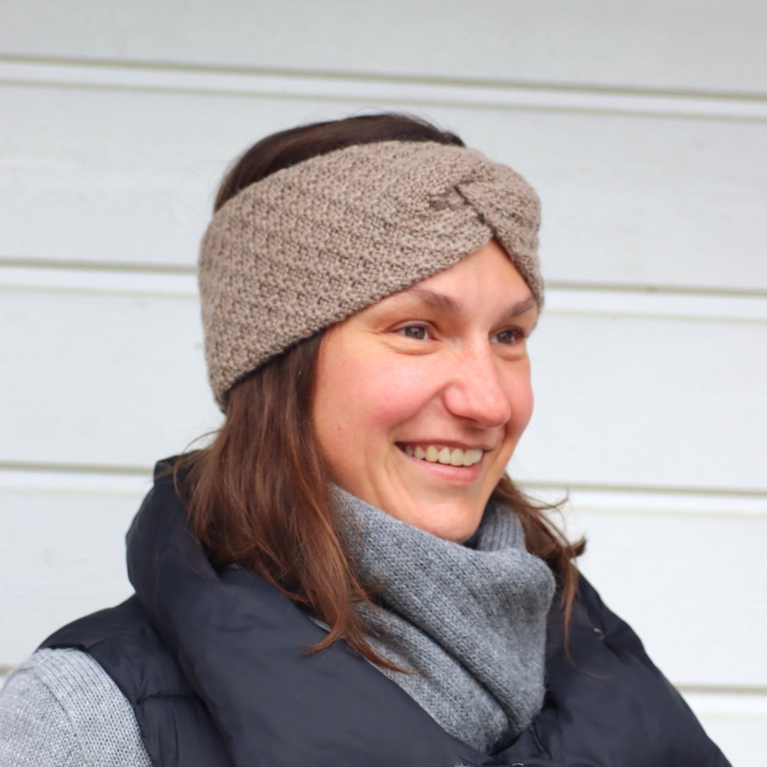 100% baby alpaca headband