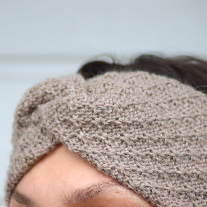 100% baby alpaca headband