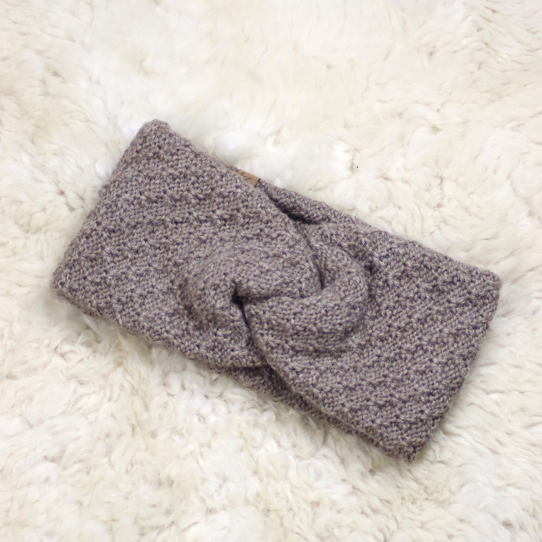 100% baby alpaca headband