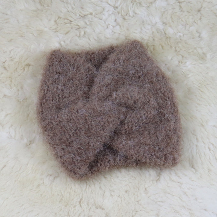 Soft headband with alpaca wool - Puffy