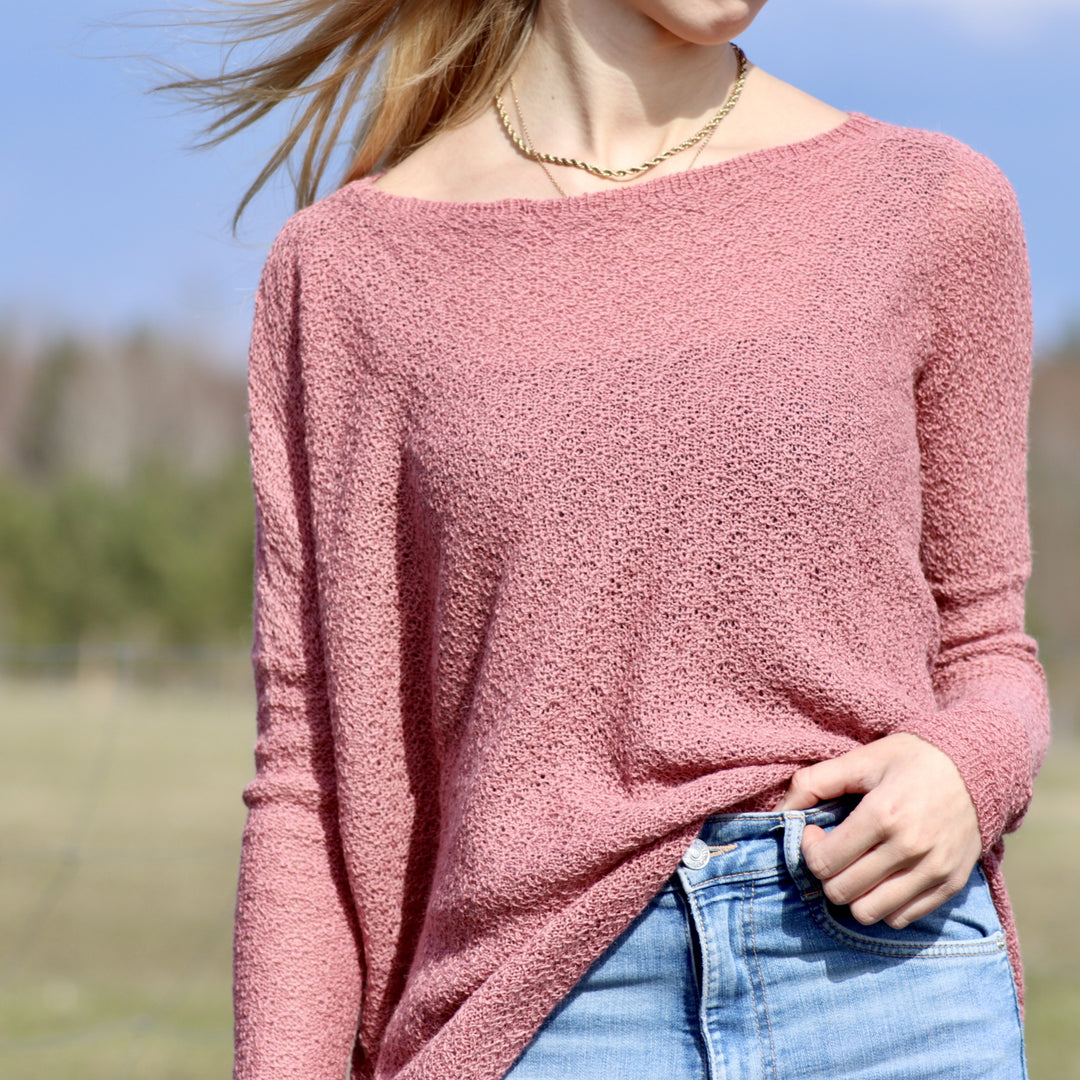 Baby alpaca wool airy sweater