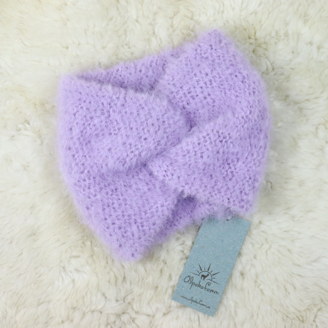 Soft headband with alpaca wool - Puffy