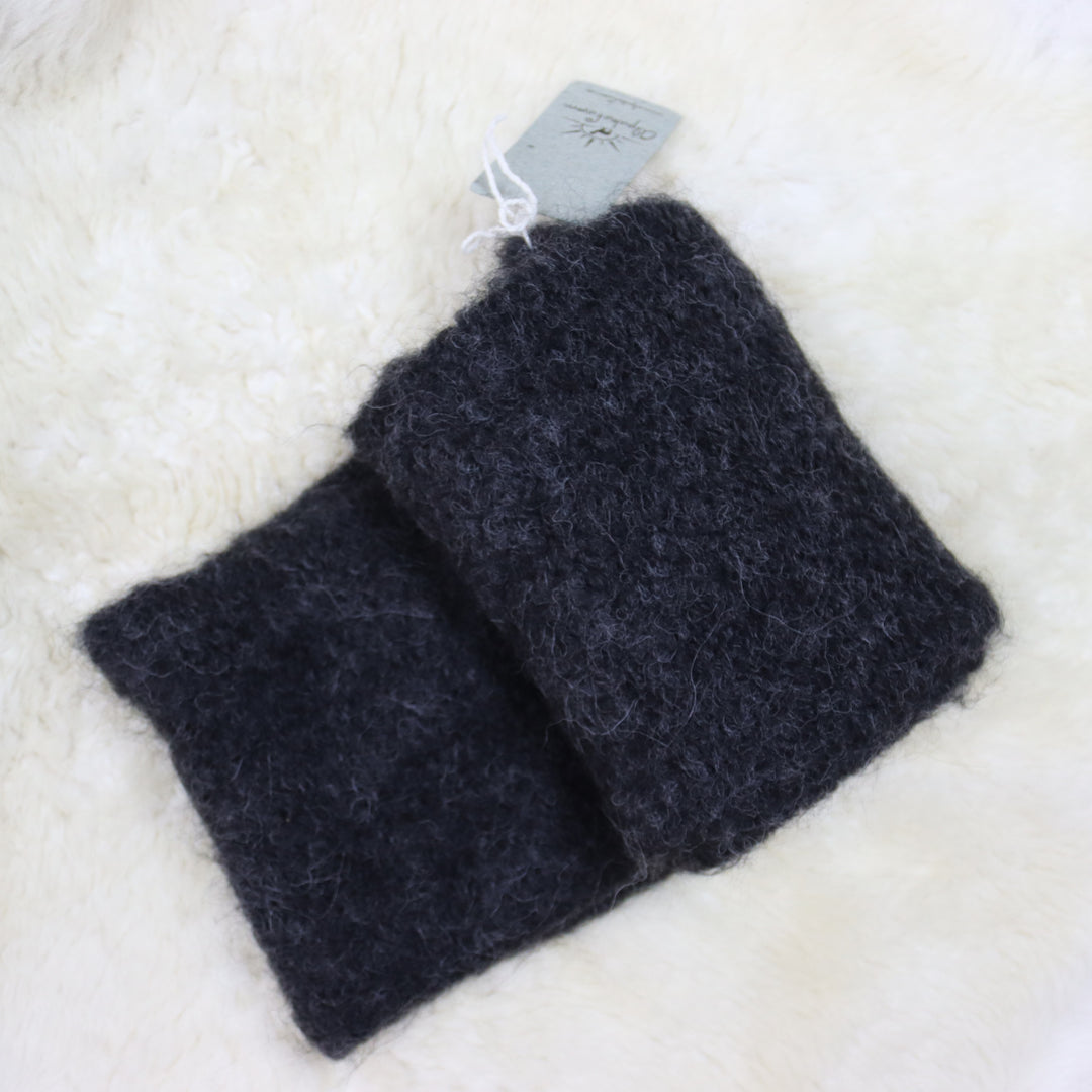 Soft alpaca wool infinity scarf - Puffy