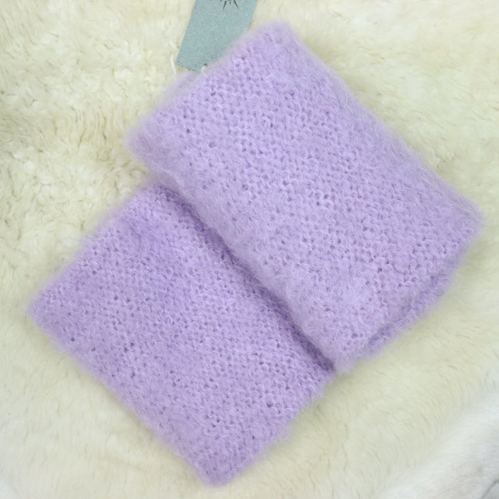 Soft alpaca wool infinity scarf - Puffy