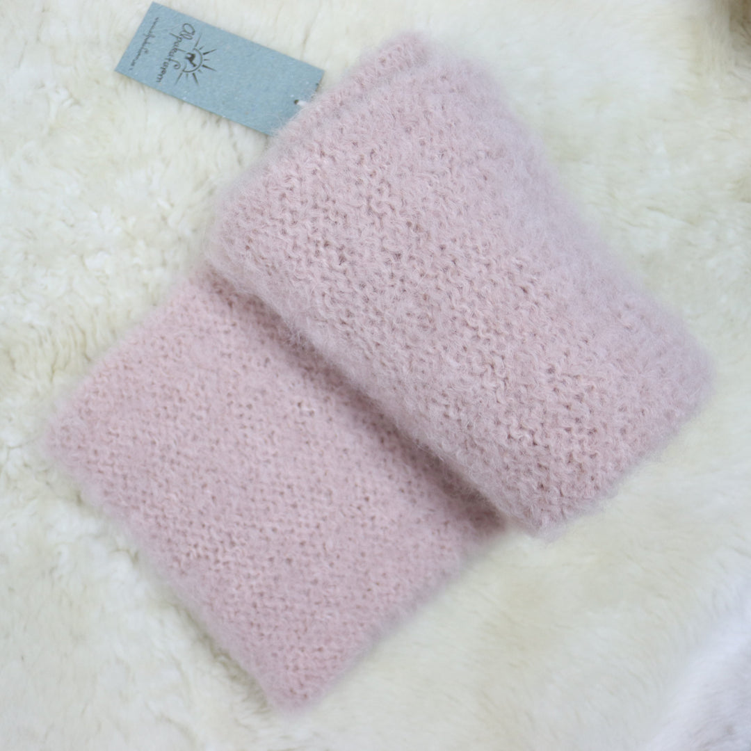 Soft alpaca wool infinity scarf - Puffy