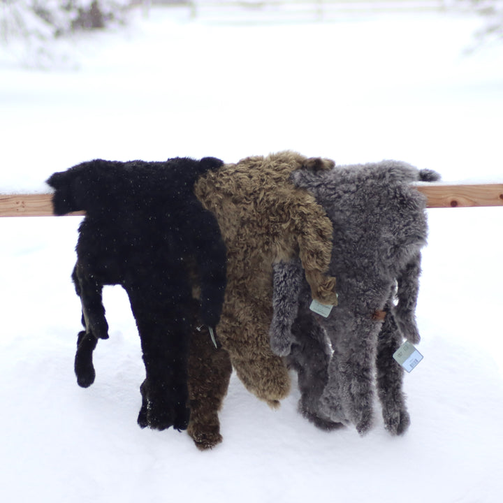 Baby alpaca leather
