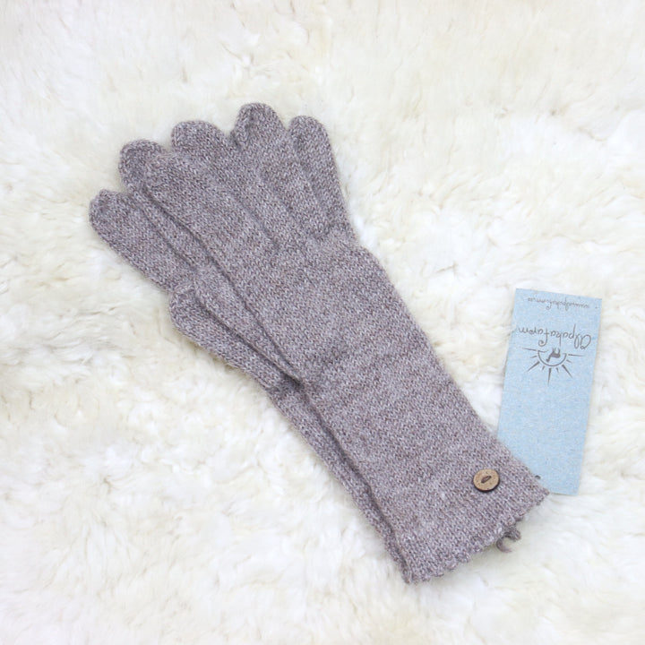 100% alpaca wool gloves