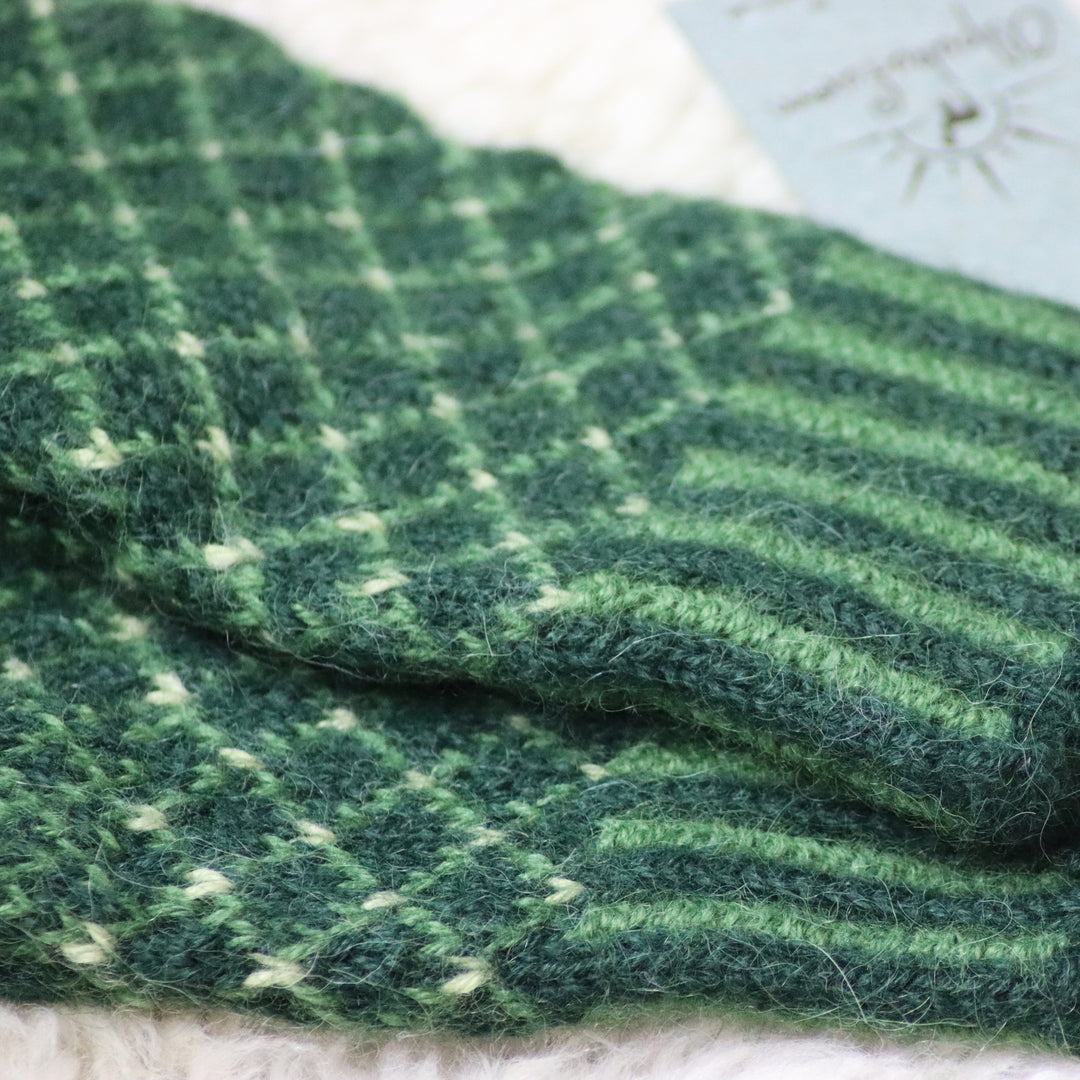 100% alpaca wool mittens - handmade by niece