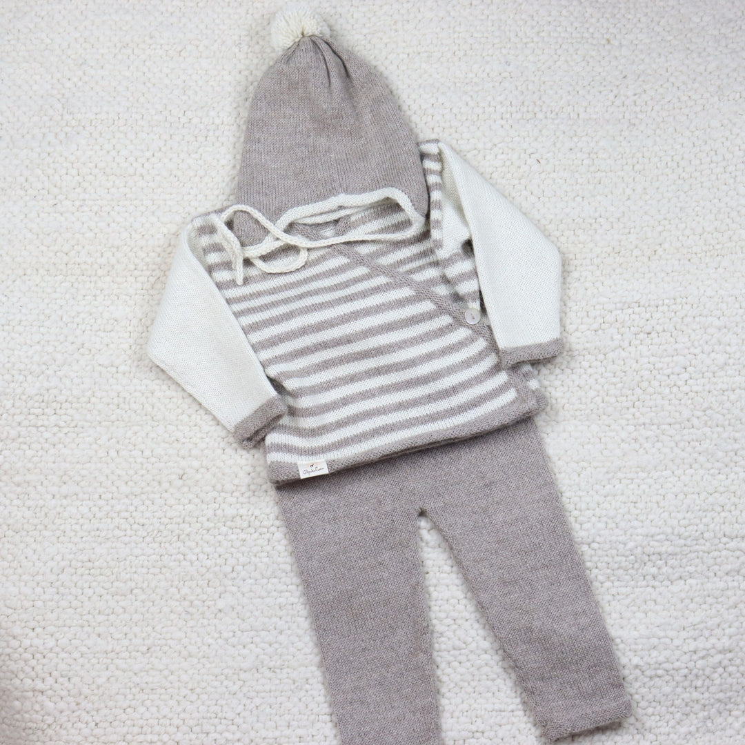 Striped baby set