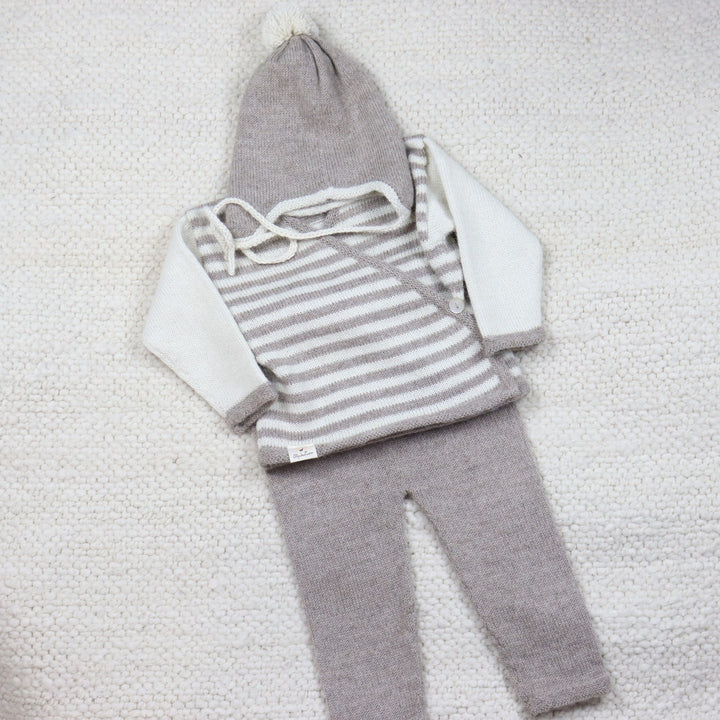 Striped baby set