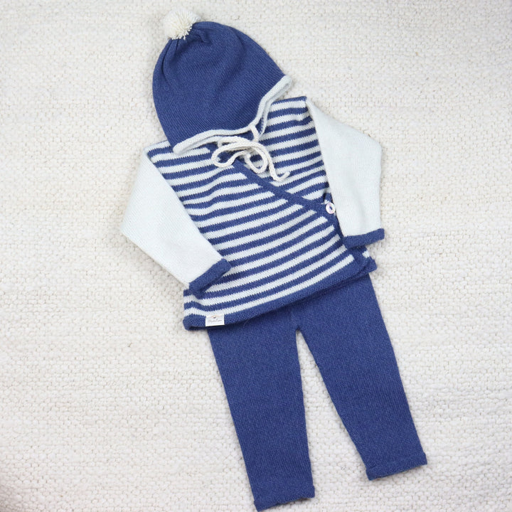 Striped baby set