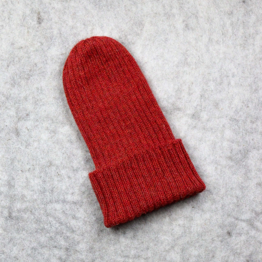 Ribbed knit hat