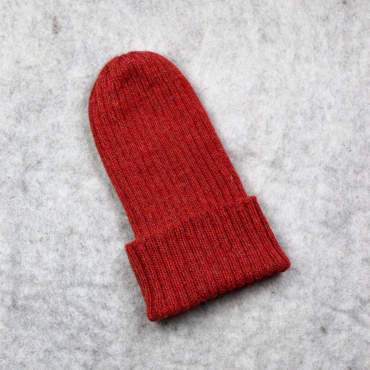 Ribbed knit hat