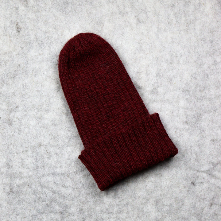 Ribbed knit hat