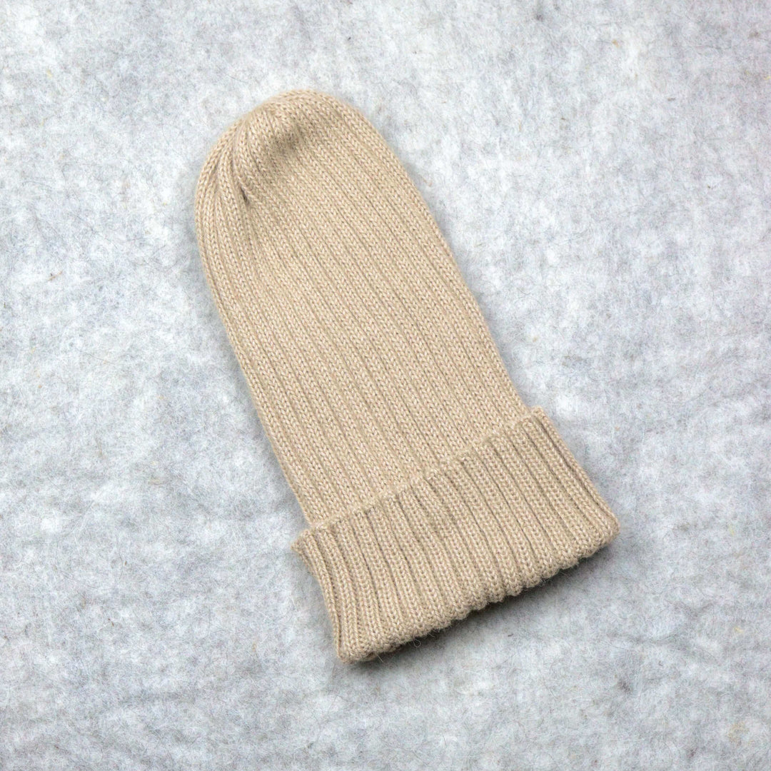 Ribbed knit hat