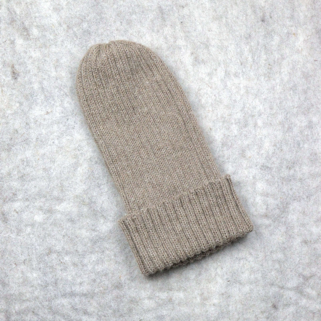 Ribbed knit hat