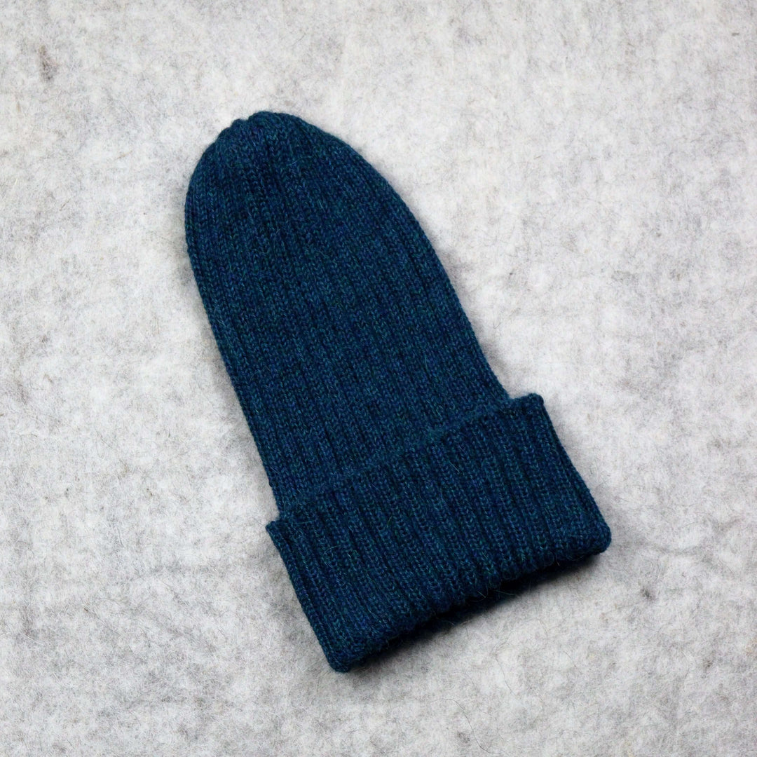 Ribbed knit hat