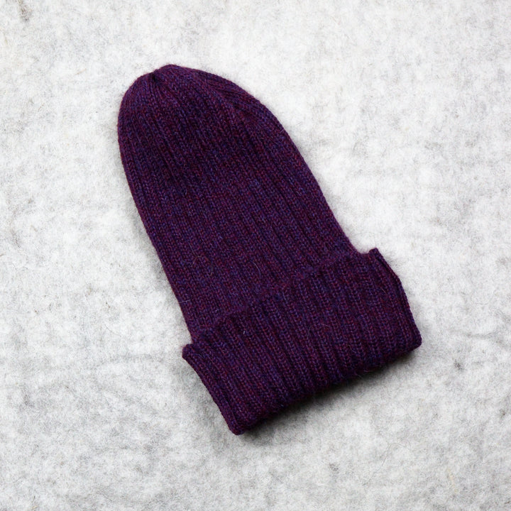 Ribbed knit hat