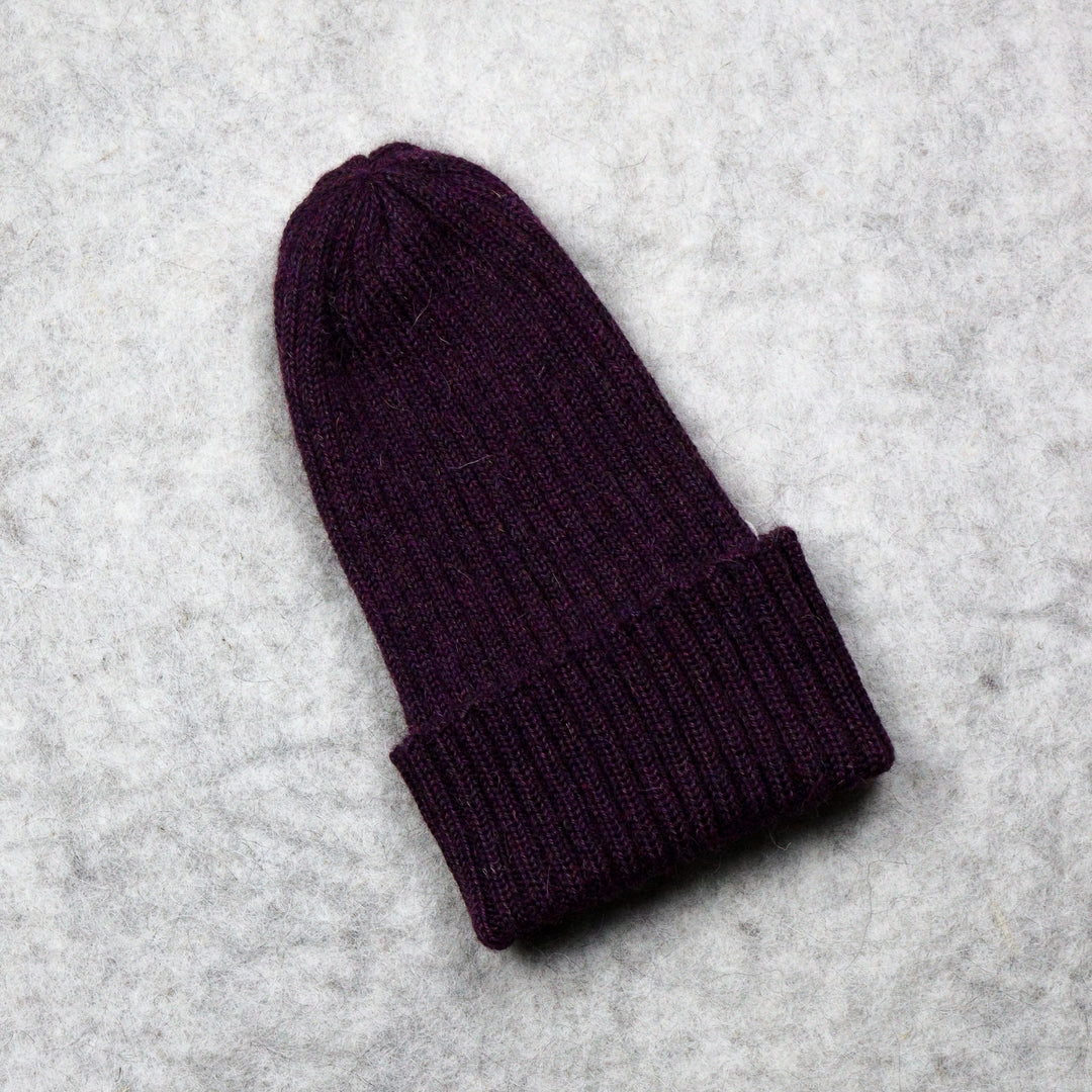 Ribbed knit hat