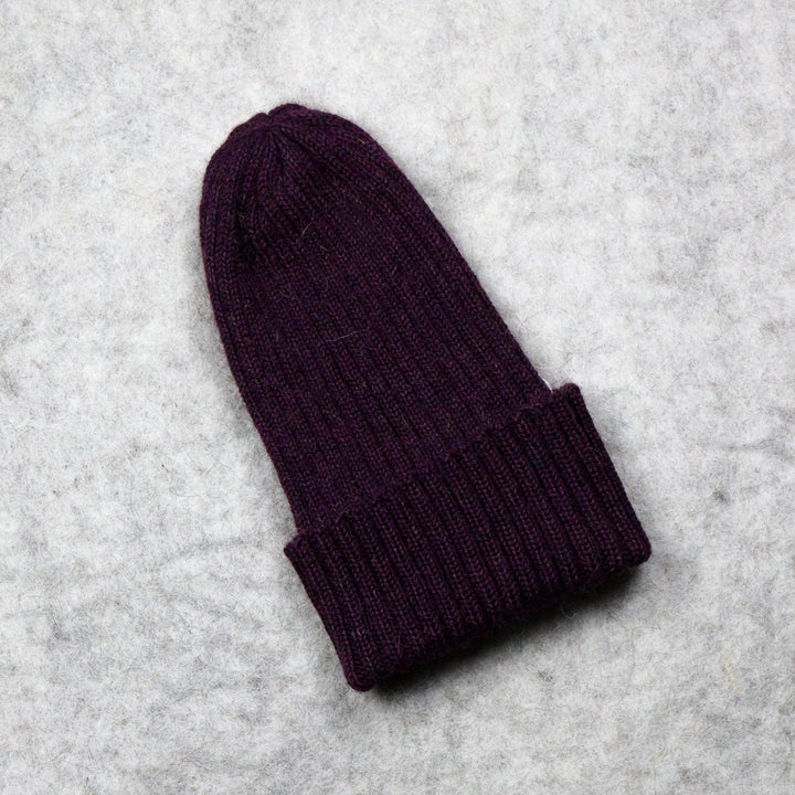 Ribbed knit hat