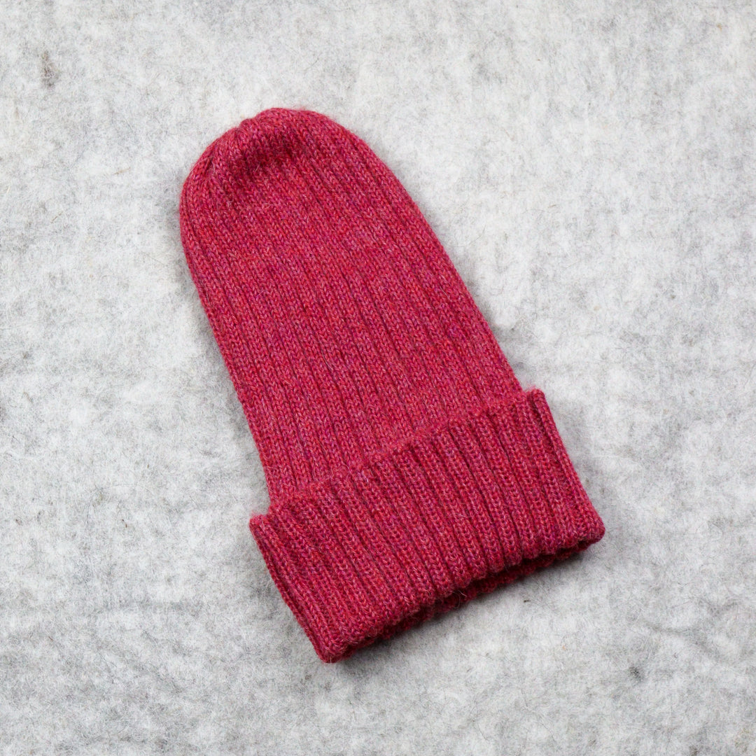Ribbed knit hat