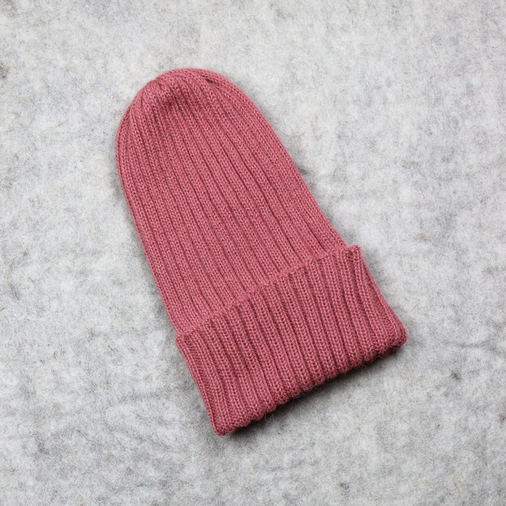 Ribbed knit hat
