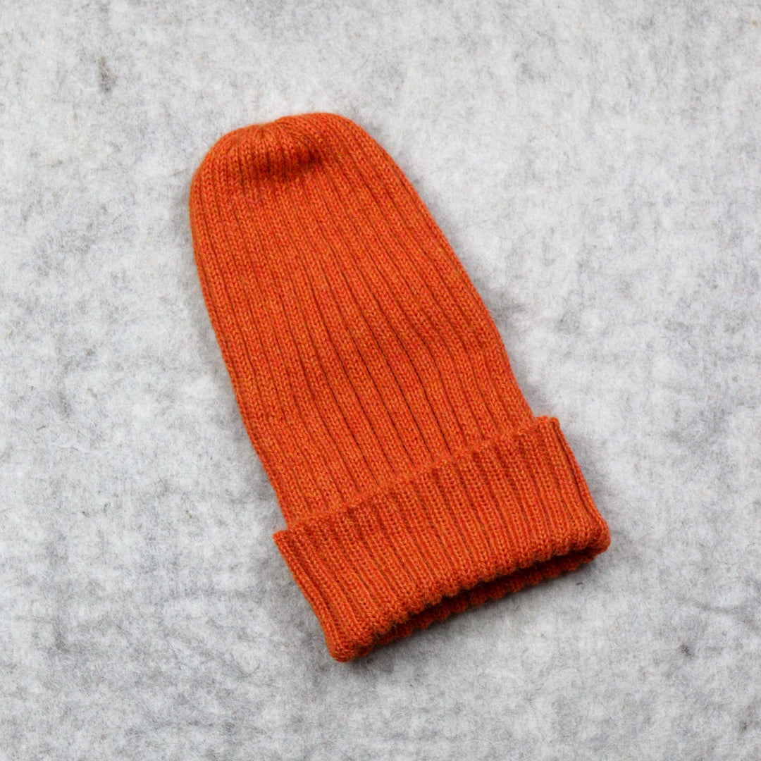 Ribbed knit hat