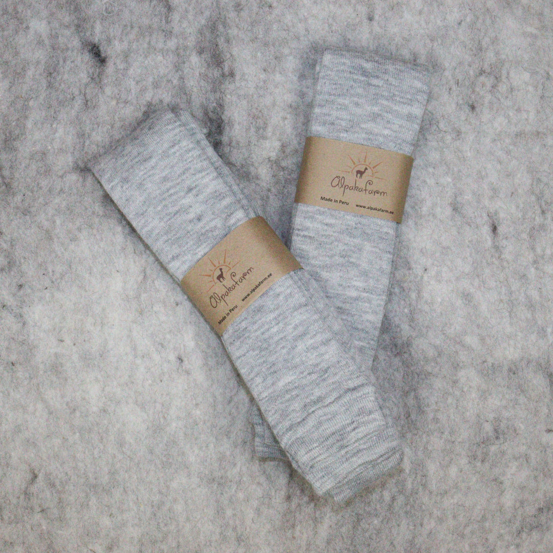 Warm alpaca wool leggings