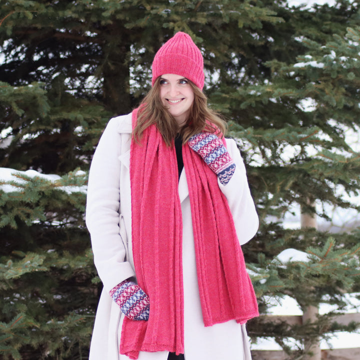 Cable Knit Scarf