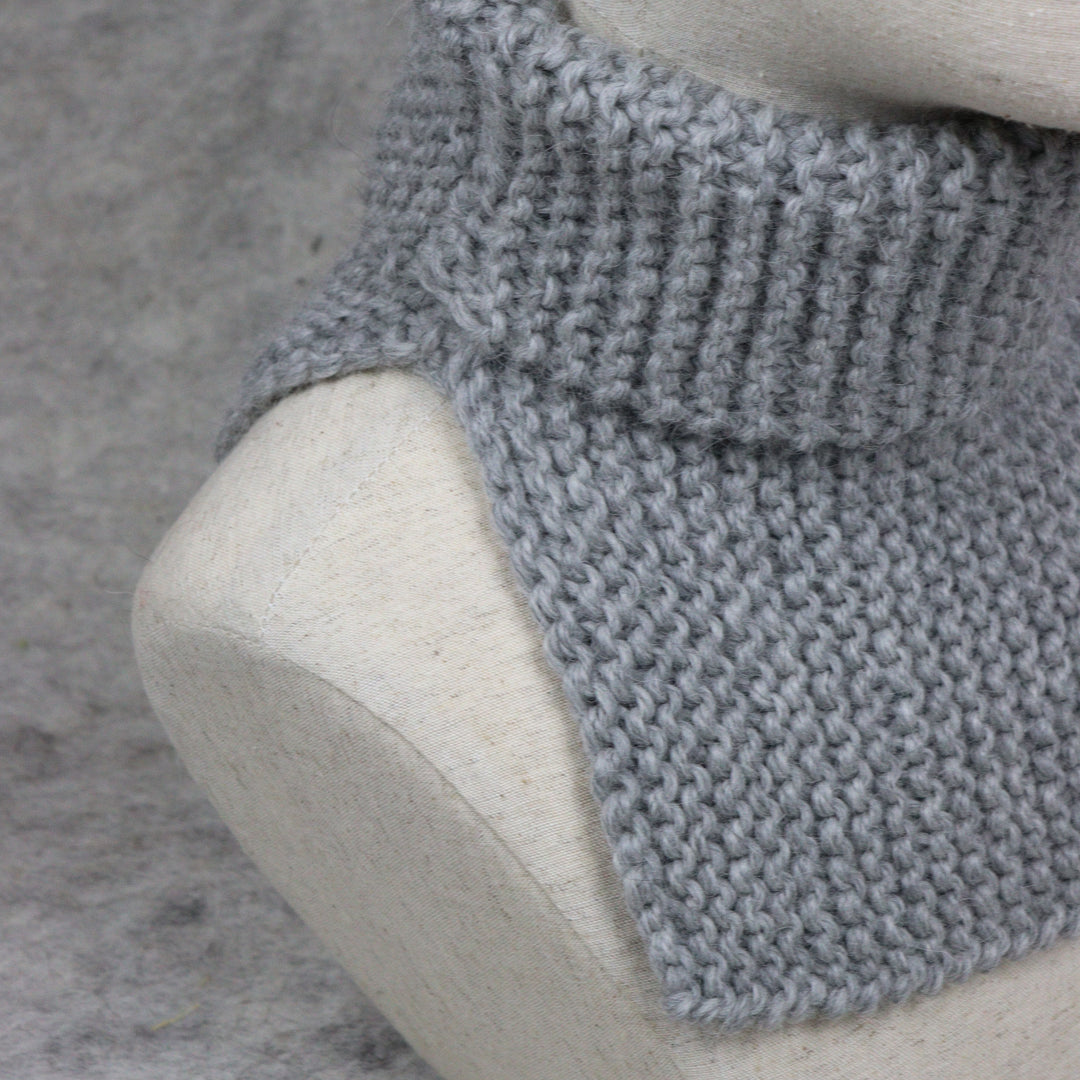 Baby Alpaca Wool Collar Scarf