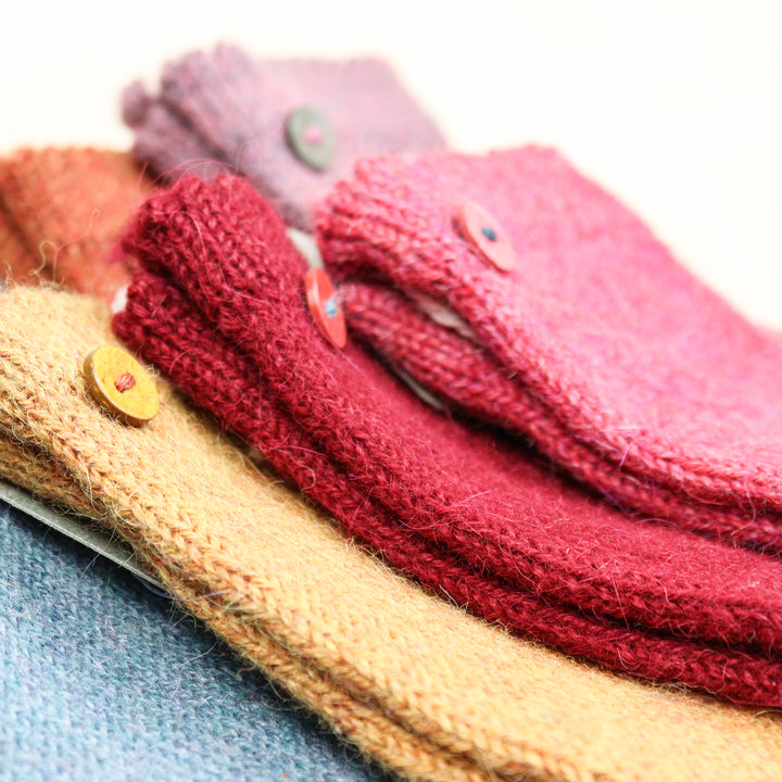 100% alpaca wool gloves