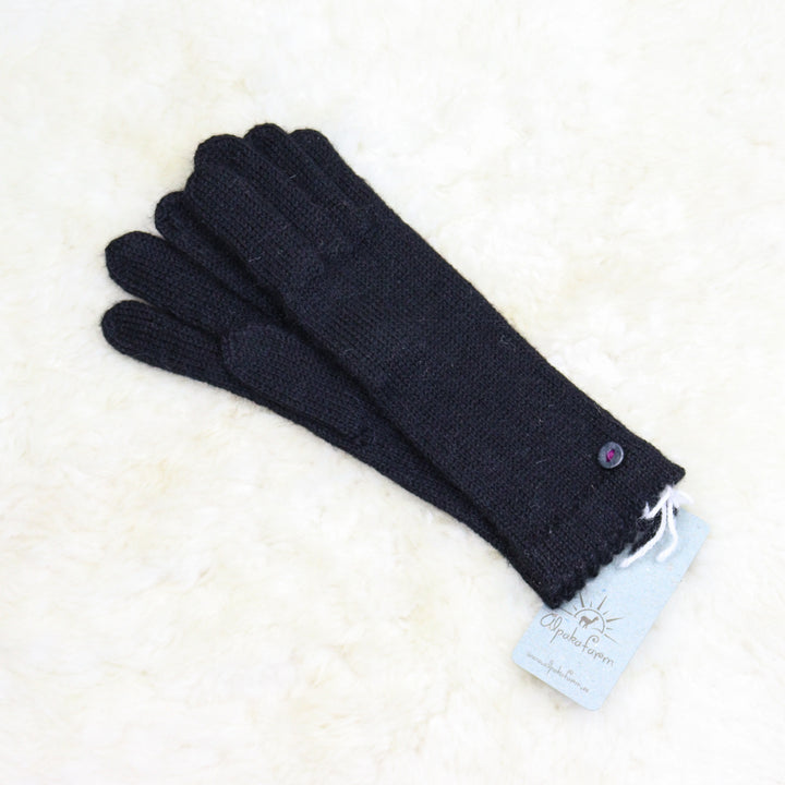 100% alpaca wool gloves