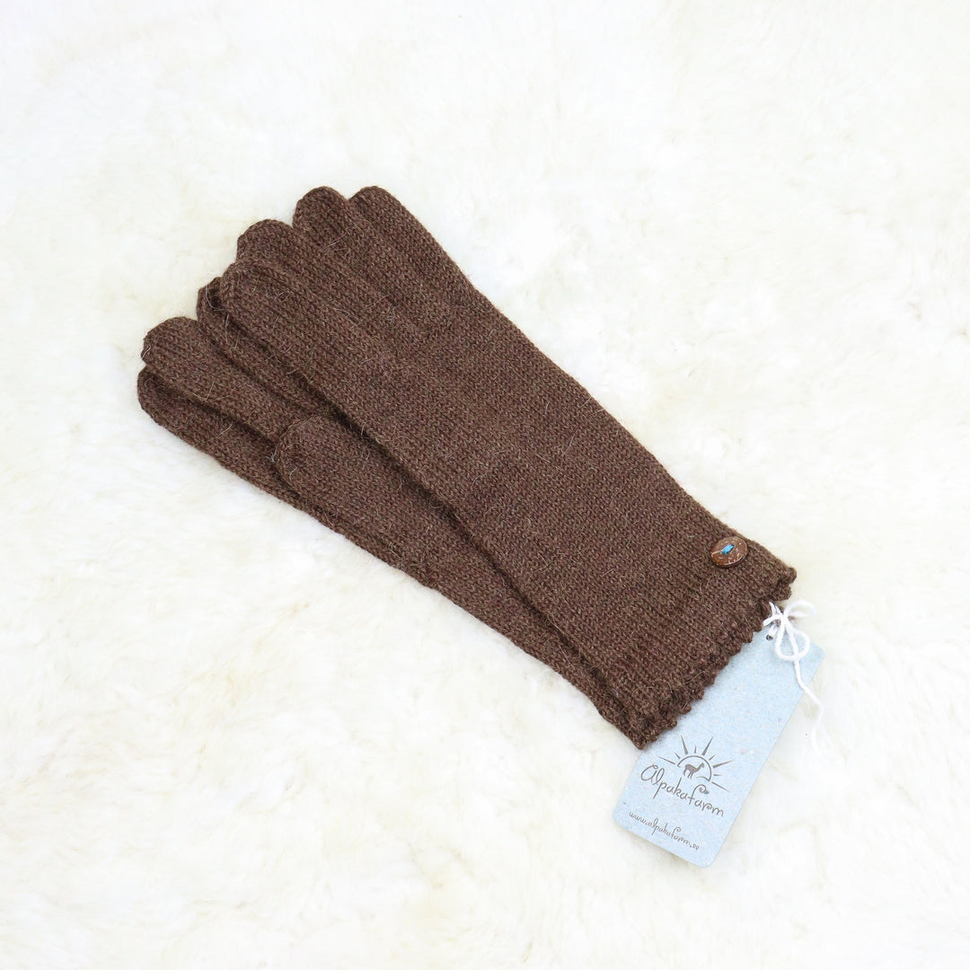100% alpaca wool gloves
