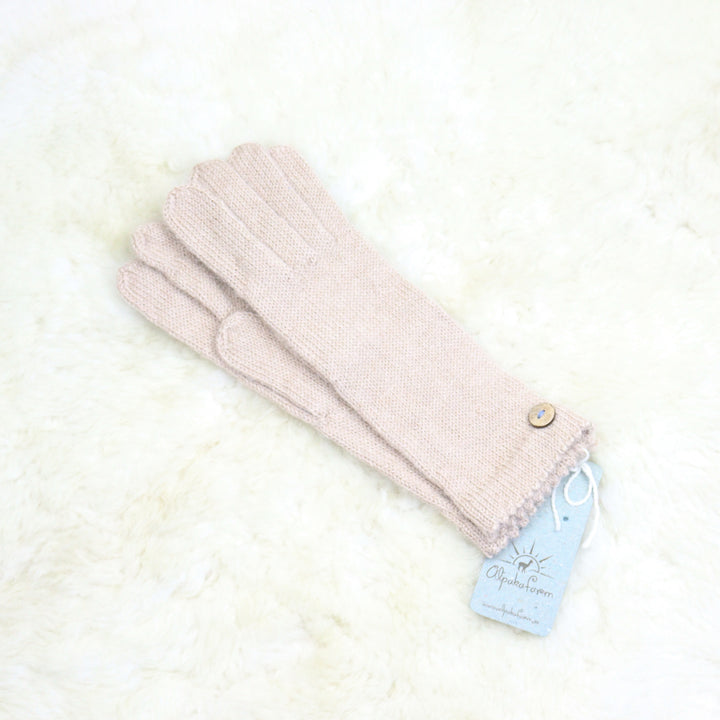 100% alpaca wool gloves