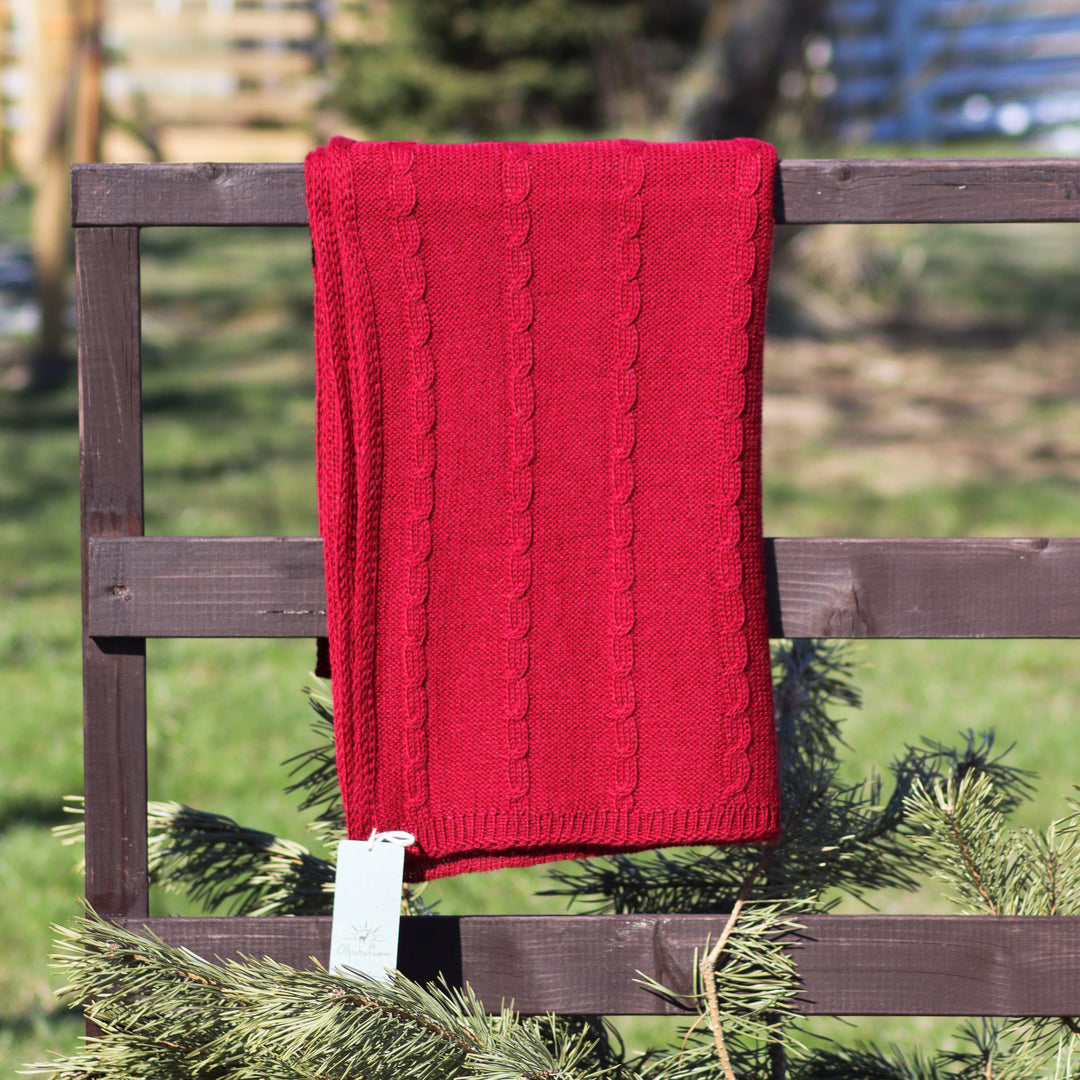 Cable Knit Scarf