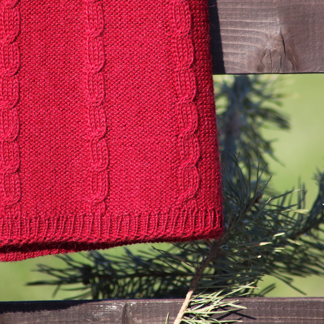 Cable Knit Scarf