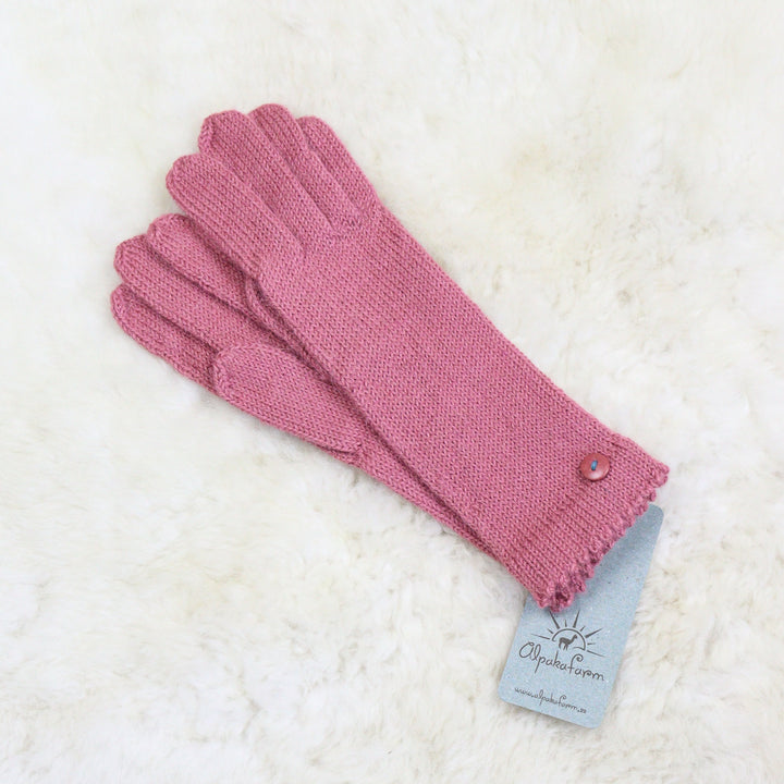 100% alpaca wool gloves