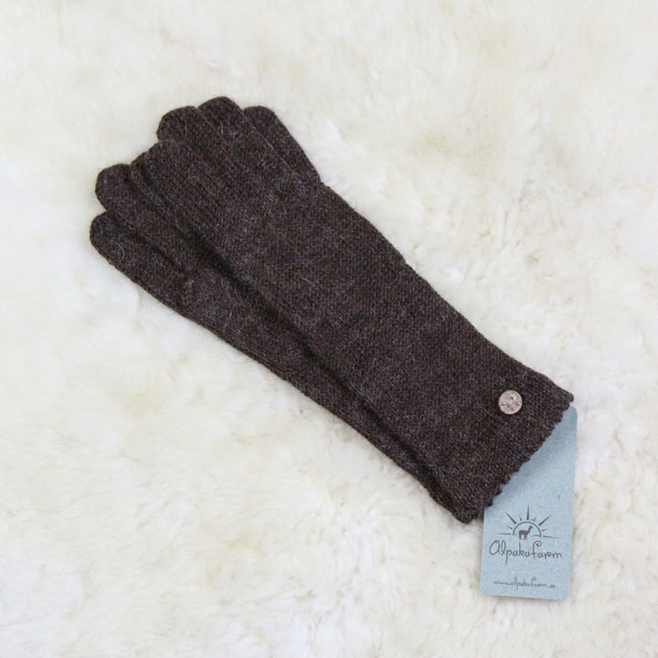 100% alpaca wool gloves