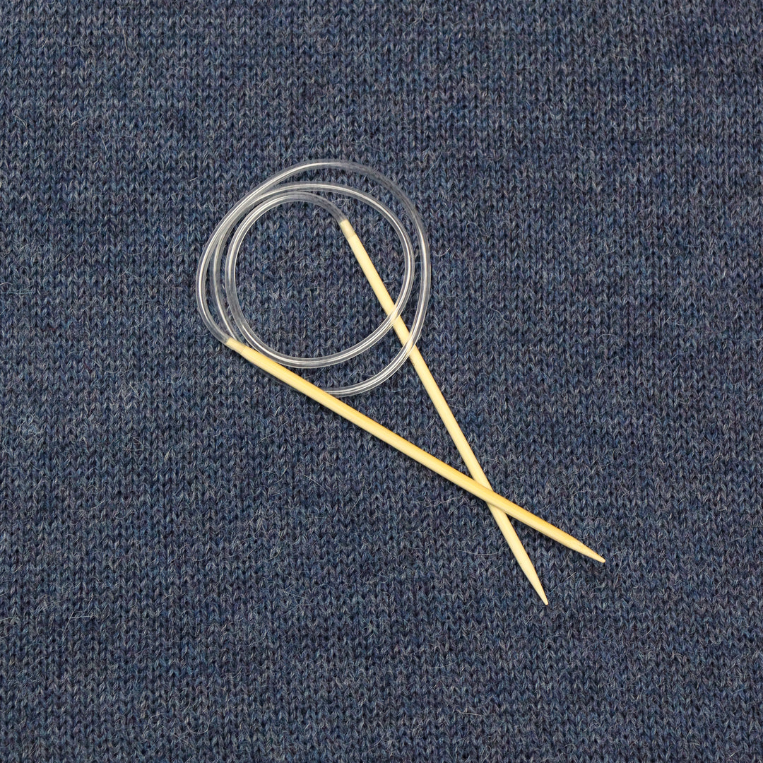 Circular needles with metal cable