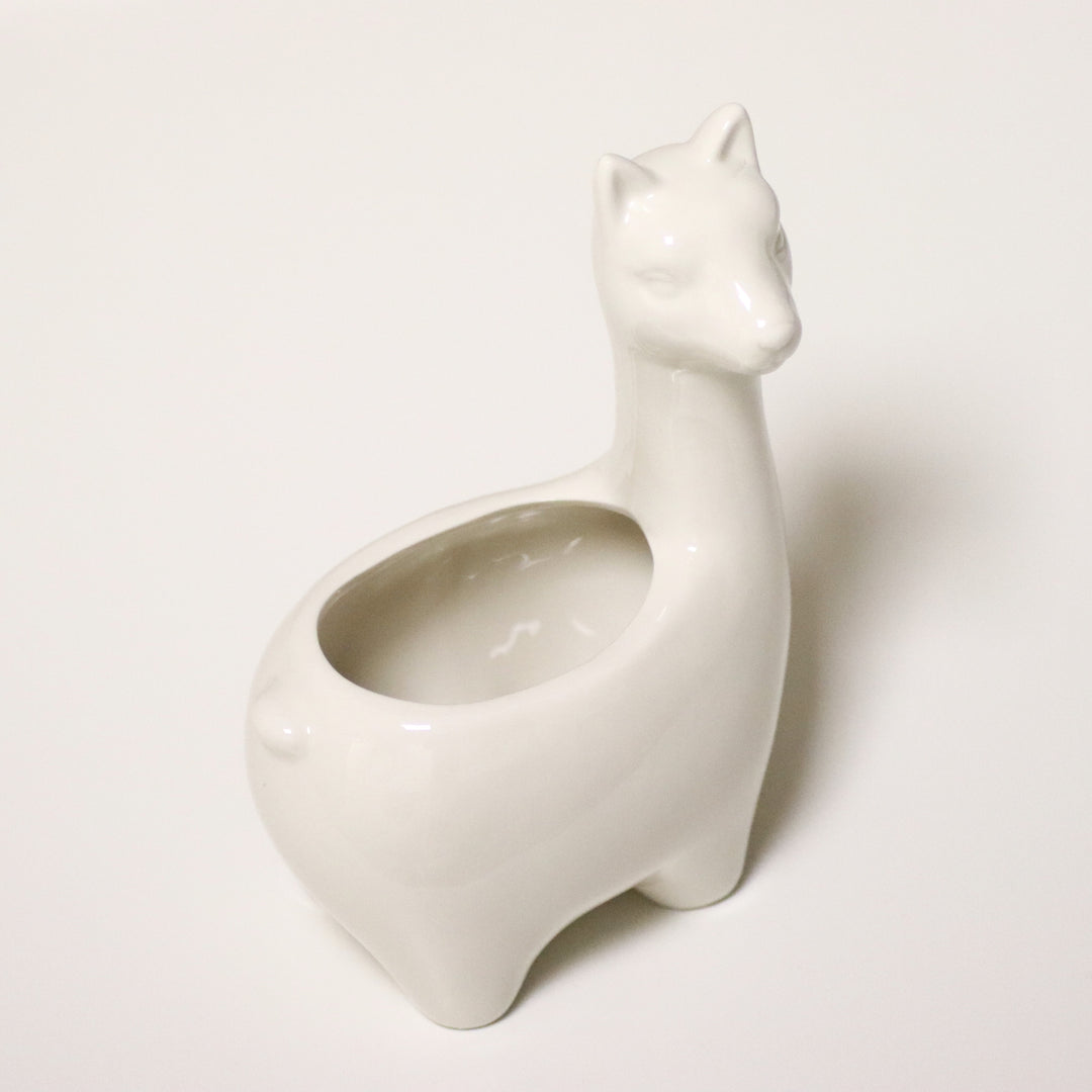 Alpaca-shaped vase