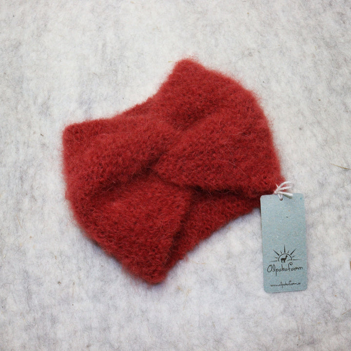 Soft headband with alpaca wool - Puffy